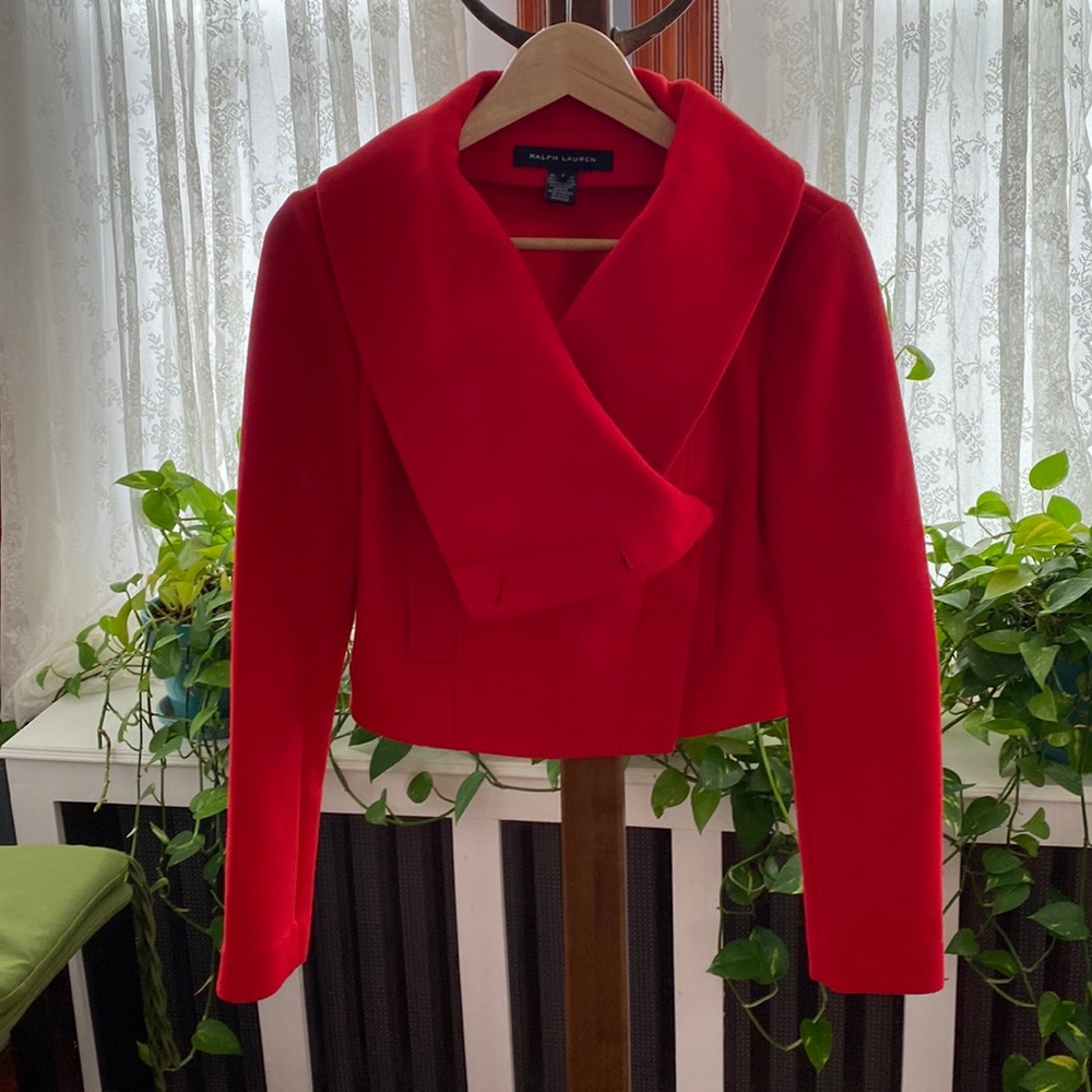 Ralph Lauren moto blazer, size 2